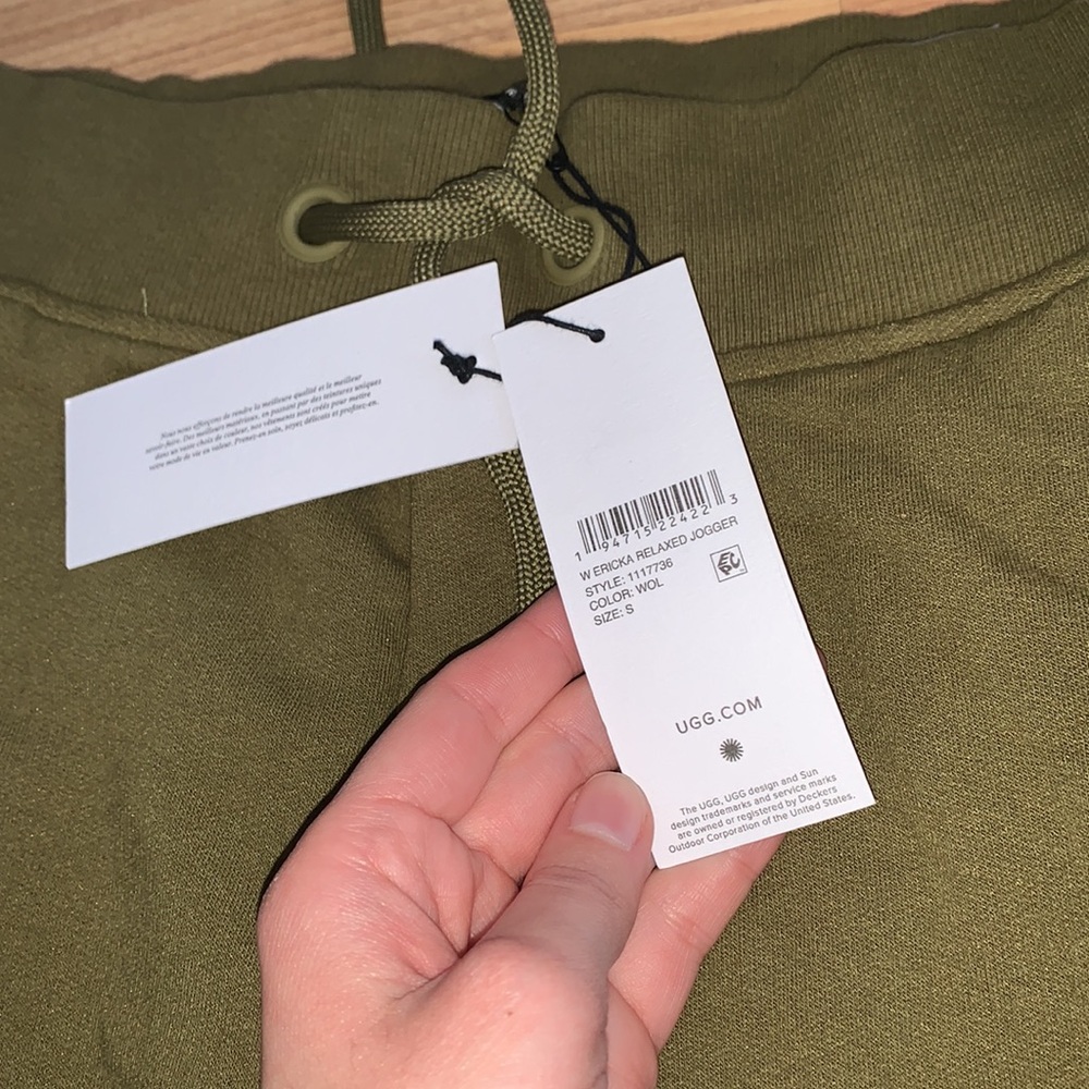 Ugg | Green Erica Relaxed Joggers Size S - Picture 3 of 9